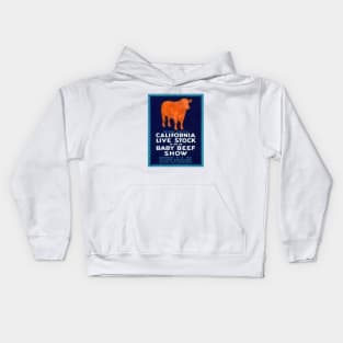 1929 California Beef Kids Hoodie